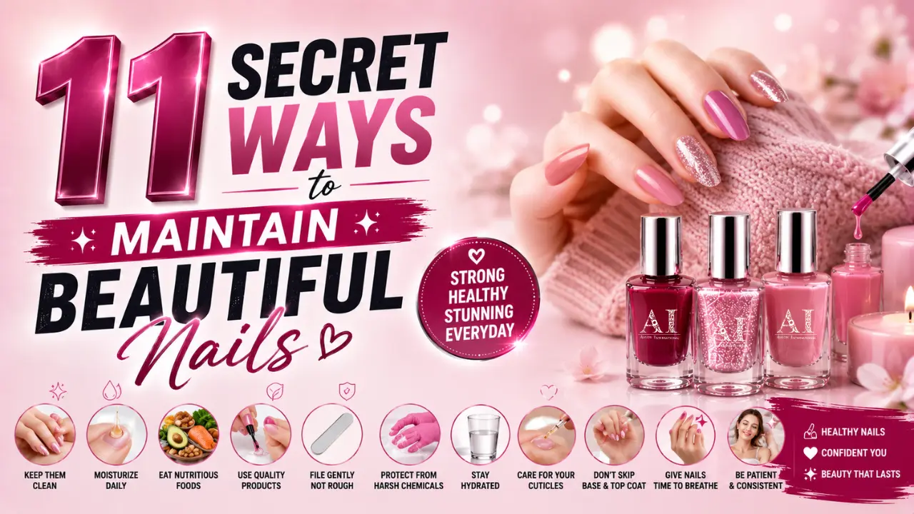 11 Secret Ways to Maintain Beautiful Nails