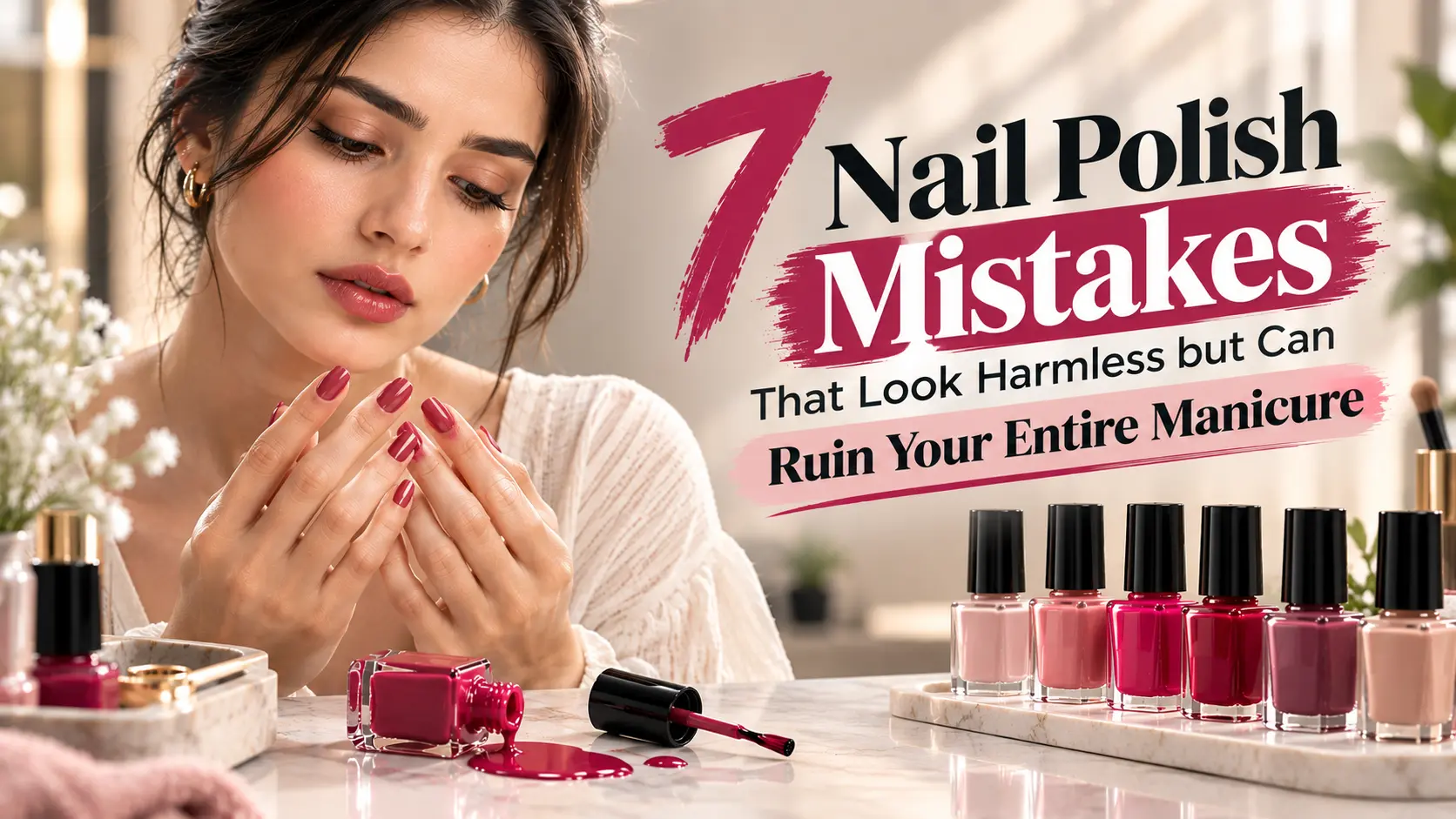 7 Nail Polish Mistakes That Look Harmless but Can Ruin Your Entire Manicure