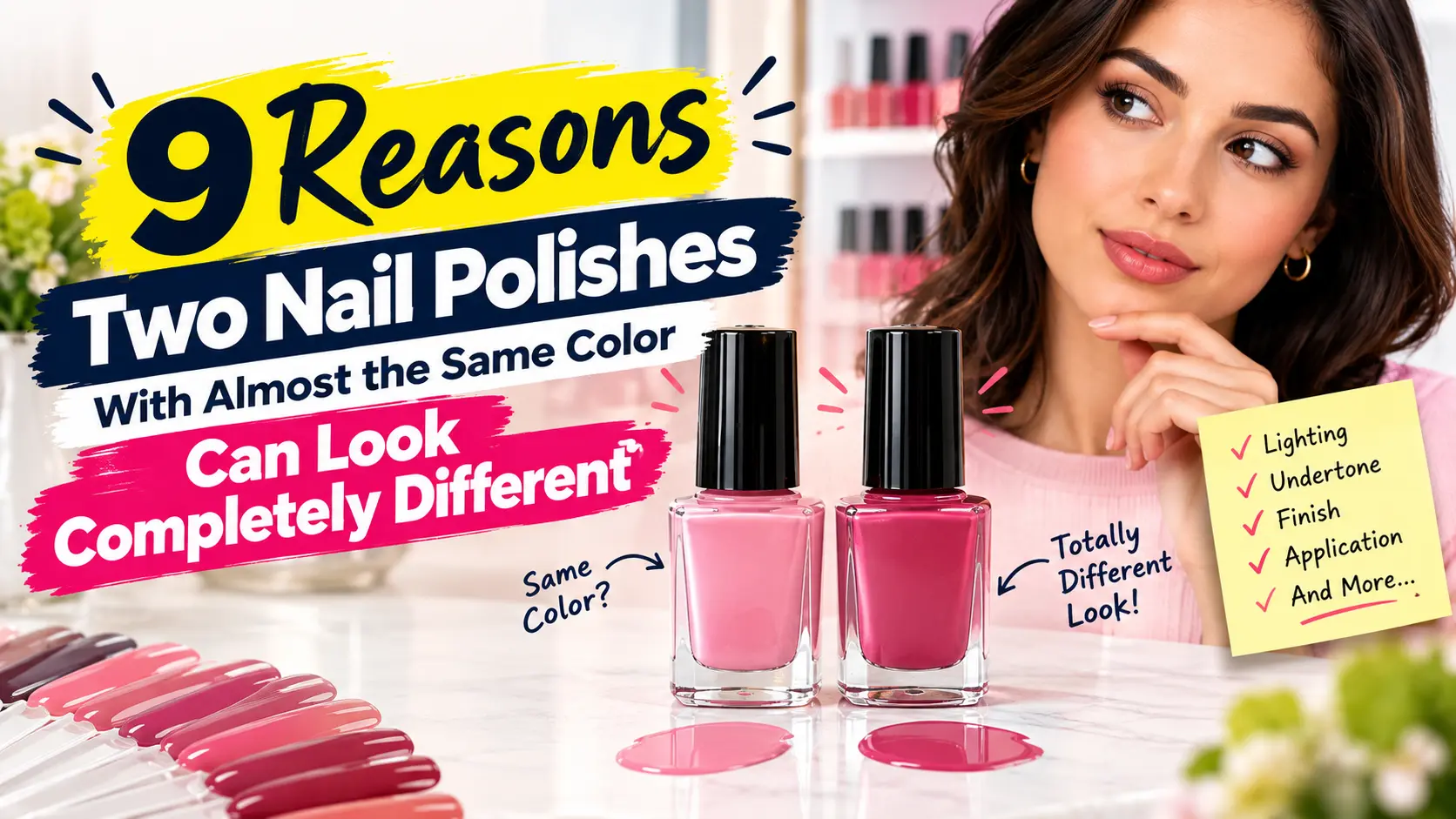 9 Reasons Two Nail Polishes With Almost the Same Color Can Look Completely Different