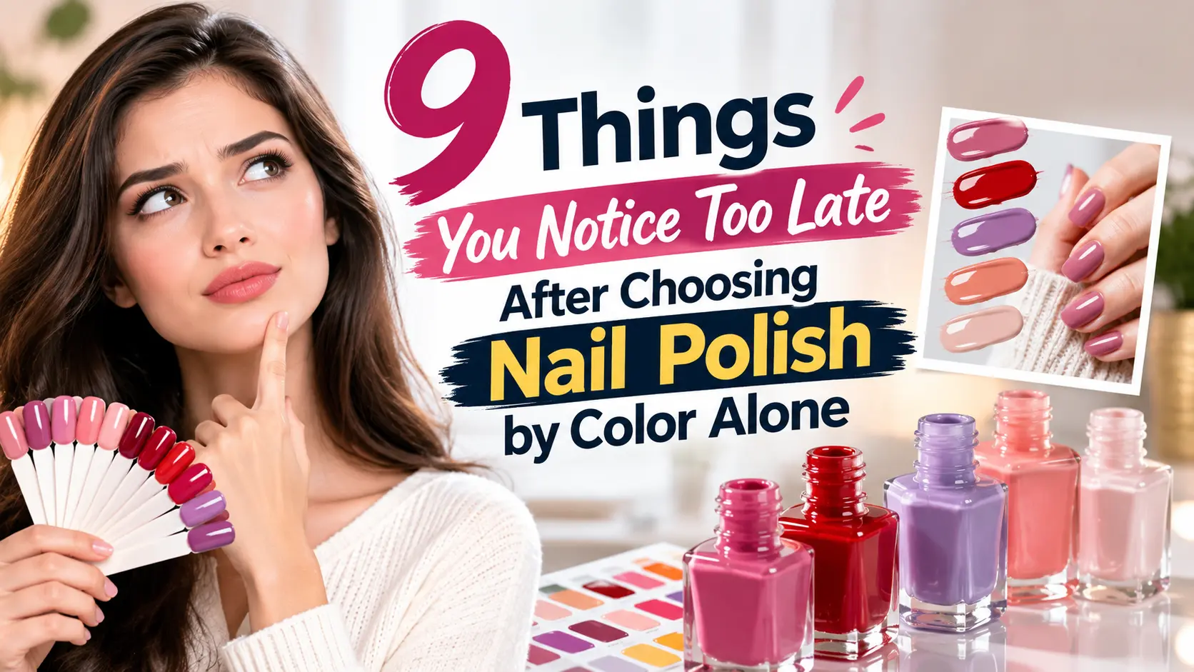 9 Things You Notice Too Late After Choosing Nail Polish by Color Alone