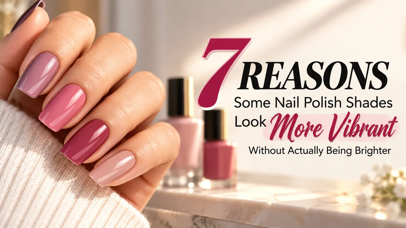7 Reasons Some Nail Polish Shades Look More Vibrant Without Actually Being Brighter