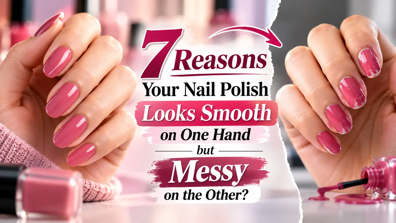 7 Reasons Your Nail Polish Looks Smooth on One Hand but Messy on the Other